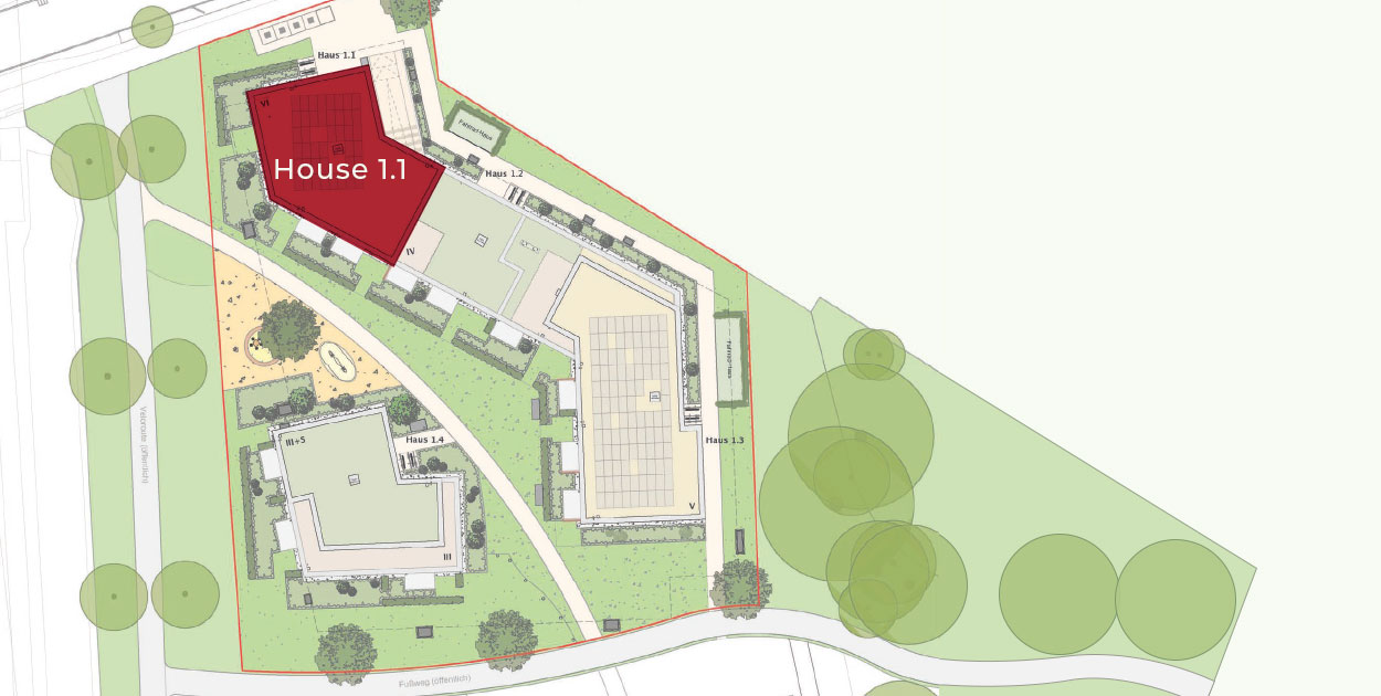 4-Höfe visualization - overview house 1.1 4-Höfe visualization - overview house 1.1