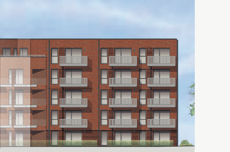 4-Höfe visualisation - House 1.3 western view